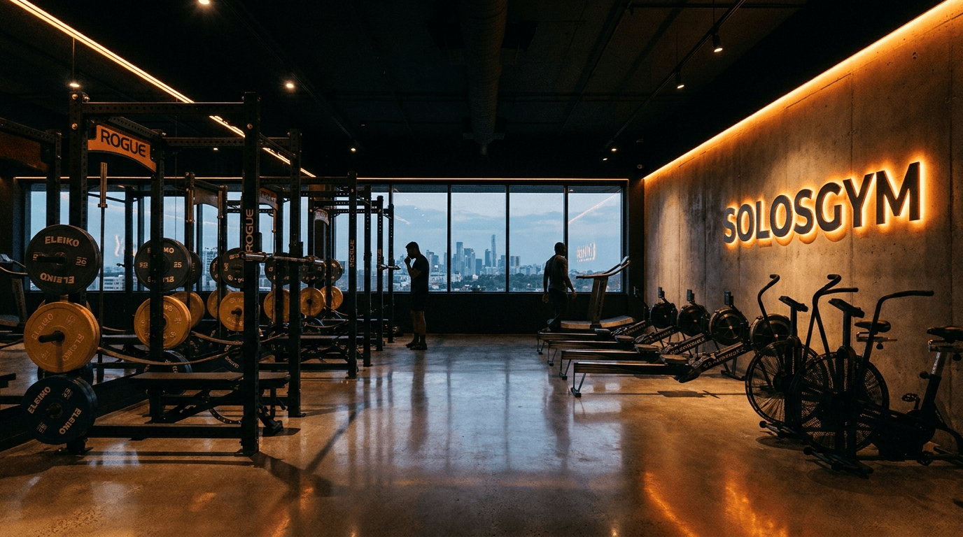 Ultra modern private gym interior